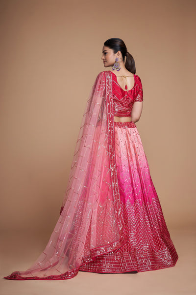Pink Attractive Collection of Lengha Choli for special wedding season